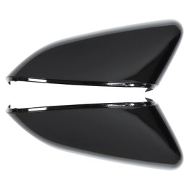 NewYall Glossy Black Left and Right Exterior Rear View Side Door Mirror Cover Cap Sport Utility 4-Door for Land Rover LR2 2008-2014, LR4 2010-2014, Range Rover 2010-2012, Range Rover Sport 2010-2013