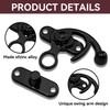 Pack of 2 Box Closure, Small Locking Hook Chest, Clasp