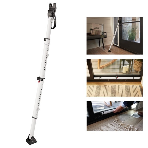 Master Lock Sliding Door Stopper and Door Security Bar, Adjustable