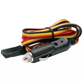 RoadPro RPPSCBH-3CP 3-Pin Plug/12V Plug Fused Replacement CB Power Cord