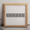 MAGJUCHE Greek Key Stencil 6 Inches, Reusable Border Pattern Stencil