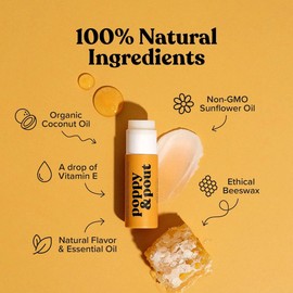 Bálsamo Labial Natural Con Cera De Abejas Y Aceite De Coco