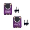 Hailege 2pcs MAX4466 Electret Microphone Amplifier Module Adjustable Gain VCC: