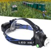 LED Headlamp USB Rechargeable Head Light Flashlight for Outdoor Camping