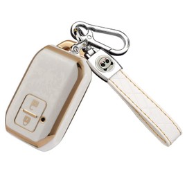 ZANEKO Jimny Key Case Fit Suzuki Jimny Sierra Key Cover Swift Wagon R Stingray Key Holder, white 2