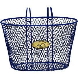 Nantucket Surfside Mesh Wire Front Handlebar Child Bike Basket (Royal Blue)