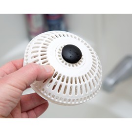 ShowerShroom Stealth Shower Hair Drain Catcher - Hair Stopper for Shower Drain, Bathtub, and Bathroom Sink, Will Not Impede Water Flow, Bathtub Hair Catcher for Drain with No Installation Required