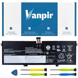 VANPIR L17C4PH1 Laptop Battery Compatible with Lenovo Yoga C930-13IKB Yoga C930-13IKB Glass Series Notebook L17M4PH1 5B10Q82426 5B10Q82425 7.68V 60Wh 7820mAh