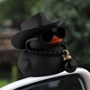 wonuu Car Accessories, Cowboy Hat Rubber Ducks Car Decor Dashboard