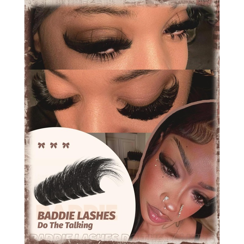 WTVANE 260D Lash Clusters Fluffy Eyelash Clusters 12-24mm Volume Lash