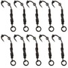 Pack of 10 Phoxinus Ronnie Rigs All black with Teflon