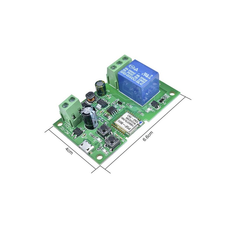 DC 5V 12V Self-lock Smart WiFi Wireless Switch Thet Relay