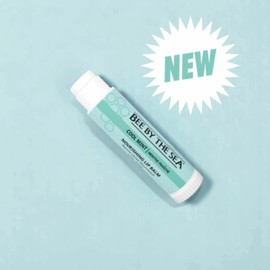 Bee By the Sea Lip Balm with Sea Buckthorn & Natural Beeswax - Moisturizing, Soothing Lip Care for Dry Lips - 0.15oz (0.15 oz, Cool Mint)