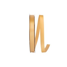 Reliant Ribbon Single Face Sfs Satin Ribbon, 5/8 Inch X 100 Yards, Old Gold