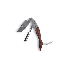 Oinos, A Corkscrew. Professional 'Waiters Friend' Wine Opener, Stainless Steel Corkscrew. (Wood)