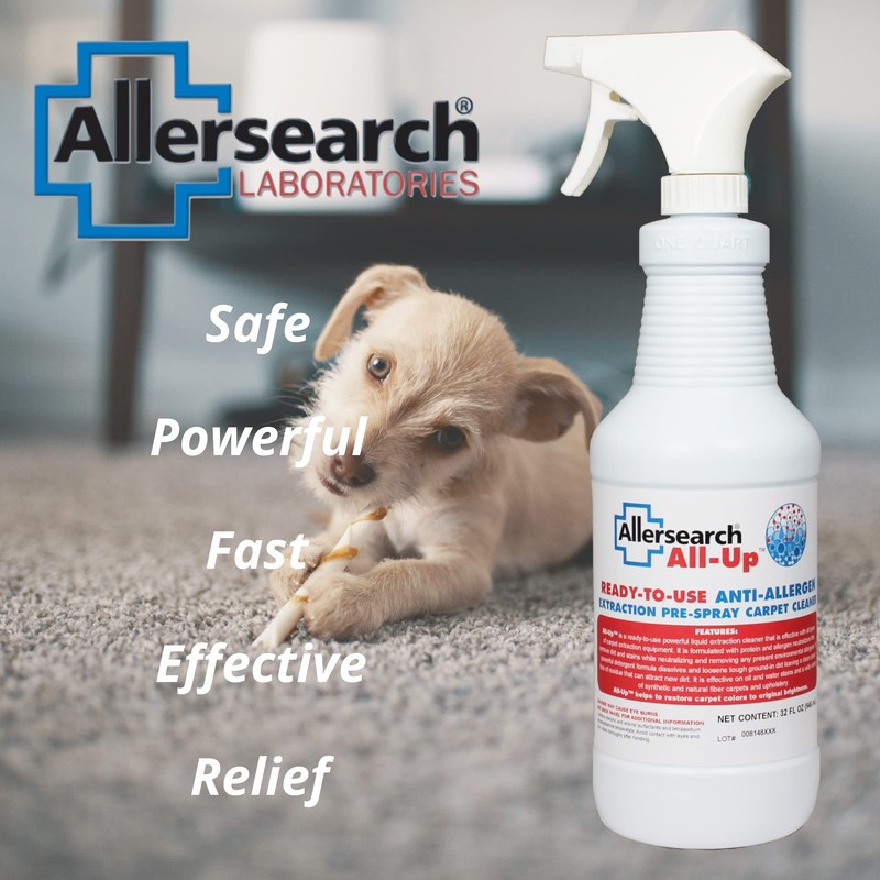 Allersearch All-Up Anti-Allergen Carpet Pre-Spray 32 Oz Ready to Use
