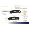 TFA Dostmann Digitales Küchenthermometer, 30.1061.01, Klappthermometer, mit Flaschenöffner, Hintergrundbeleuchtung, BBQ