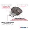 Wagner ThermoQuiet QC1325 Ceramic Disc Brake Pad Set
