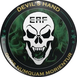 Enclave Devil's Hand Pin Lapel Pin Brooch Steel Pins Badge 0.75"