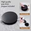 Fransiton Black Waterfall Bathroom Faucet Lavatory Single Handle 1 or