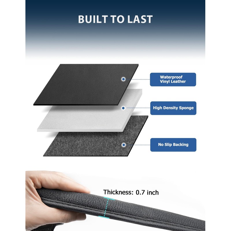 Center Console Armrest Cover for 2015-2024 Ford F150 Accessories, 2017-2024