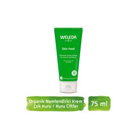 WELEDA Bio Skin Food Skin Cream, Rich Natural Cosmetics Body Cream for the Care of Rough, Dry and Brittle Skin on Feet, Hands and Elbows (1 x 75 ml)