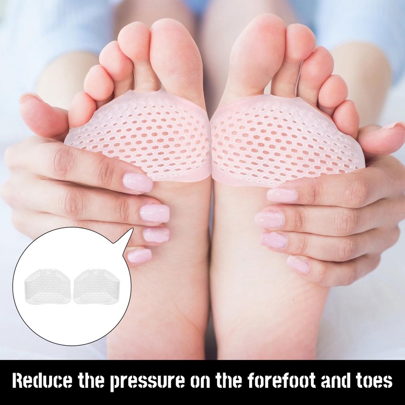 Metatarsal Pads,4Pairs Metatarsal Pads for Women, Ball of Foot Cushion