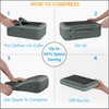 Serentify Extra Deep Compression Packing Cubes for Suitcases - 6PCS