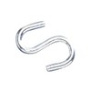 Faithfull CHSH3020 3mm S Hooks Galvanised (Pack of 20)