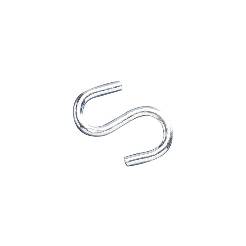 Faithfull CHSH3020 3mm S Hooks Galvanised (Pack of 20)
