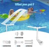 Pool Fountain, Adjustable Dual Spray Waterfall Sprinkler for Above and