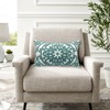 Alysheer Embroidered Lumbar Decorative Throw Pillow Cover 12"x 20", Classic
