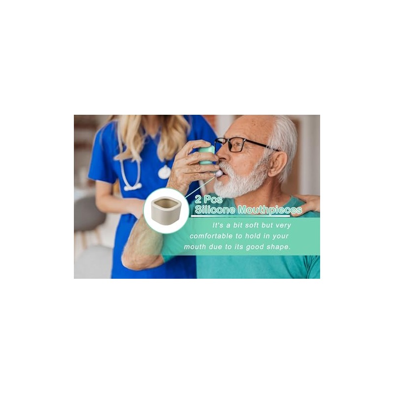 Lung Exerciser and Mucus Clearing Device Breathing Mucus Clearing Relief