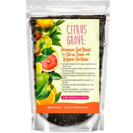 GARDENWISE Premium Organic Citrus Potting Soil for Indoor/Outdoor Plants - Perfect for Oranges, Lemons, Limes & Grapefruits Trees - Hand Blended for Optimal Growth (3 QUARTS)