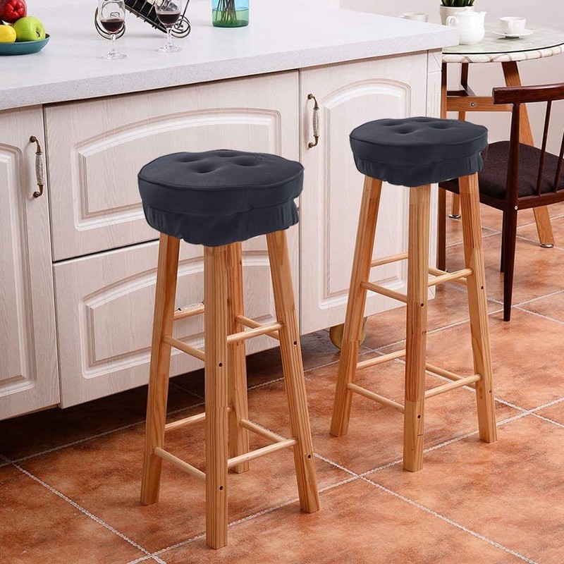 Big Hippo Bar Stool Cushion,Thicken Memory Foam Round Bar Stool
