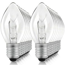 Flea Trap Replacement Light Bulbs- Night Light Bulbs 16 Packs- 7W Incandescent Equivalent for Flea Traps,Christmas Light Strings, Electric Window Candles, Night Lights (E12 7W)