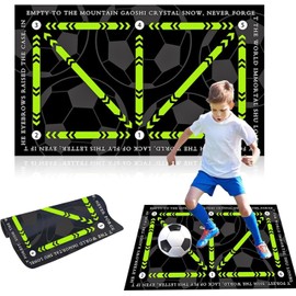 Football Training Mat, 60 x 90 cm Football Mat, Football Control, Football Football, Football, Step, Non-Slip Football Mat Training, Football Step Training Mat, Football Mat Training Ball Control
