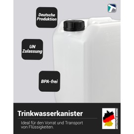Trevendo Plastic Canister with Accessories, Food-Safe