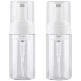 2 Pieces Clear Foamer Liquid Soap Pump Bottle Travel Foaming Soap Dispenser (Style 1, 14.2 * 4.7CM)