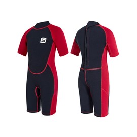 Summshall Kids Wetsuit for Boys & Girls, 2.5mm Neoprene Wetusits with UV50+ Protection – Keep Warm, Soft & Stretchy Wet Suit for Swimming, Snorkeling & Surfing