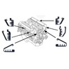 1986-1993 Mustang 5.0 Engine Spark Plug Wiring Clips and Separators