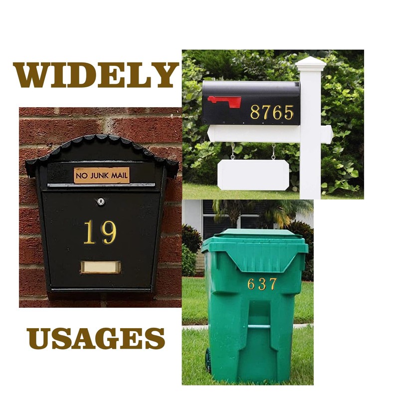 Mailbox Numbers for Outside, MONNCHA House Numbers for Mailbox 3D