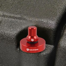 Bevinsee 16PCS Valve Cover Washer Seals Bolt Nuts Kit Compatible with Honda B series B16 B18 VTEC Engines Compatible with Civic Si 1999-2000 Prelude DOHC Compatible with Acura Integra 1990-2001 Red