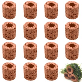 LUNINGLA 15Pcs Aquatic Water Plant Fixed Rings, 25mm Aquarium Plant Weights Anchor, Water Plants Cultivation Fixed Ring Plant Pot for Fish Tank Accessories