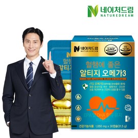 Nature Dream 네이처드림 혈행에 좋은 알티지 오메가3 1050mg x 30캡슐 Nature Dream Blood Circulation Friendly RTG Omega 3 1050mg x 30 Capsules