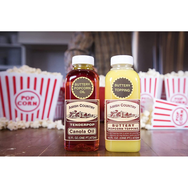Amish Country Popcorn | Buttery Popcorn Toppings | 2 Pack