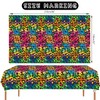 LSJDEER 4 Pack Rainbow Cheetah Party Tablecloth - Rainbow Leopard