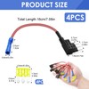 Jawfait 4 Pack Micro 3 Fuse Tap, Add a Circuit