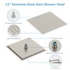 Shower System, Shower Faucet Set for Bathroom with 12 Inch