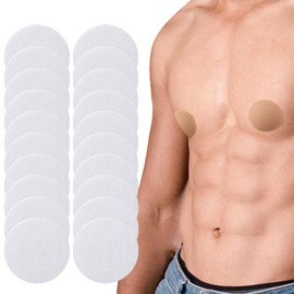 YUNEEHA Disposable Nipple Covers for Men to Prevent Chafing, Anti Chafing Stick Protector for Runners Sports, Nipple Shields No Show (whtie (100 pieces 4.5 cm))